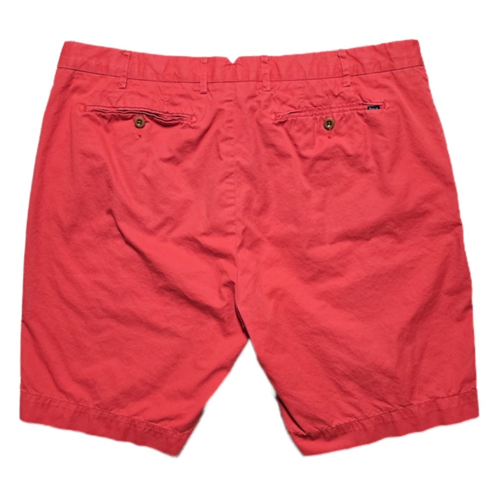 VTG Polo Ralph Lauren Classic Fit Nantucket Red Chino Shorts Mens 38 Pima Cotton - Picture 2 of 15